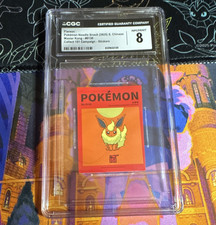Pokémon Flareon #0136 CGC 8 Graded Sticker Collect 151 Master Kong 2025 Chinese picture