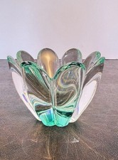 Orrefors Sweden Mayflower Crystal Bowl  Signed 5