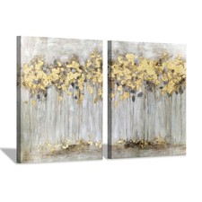 ARTISTIC PATH Golden Forest Canvas Wall Art 18
