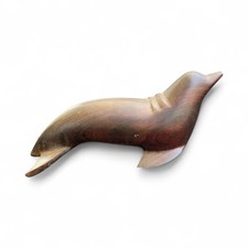 Vintage Ironwood Hand Carved Seal Figurine 7 in. Long READ picture