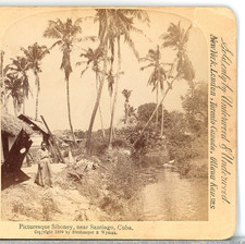 CUBA, Picturesque Siboney, Near Santiago-Stereoview E101 picture