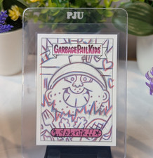 2026 Topps Garbage Pail Kids Valentines Day 1/1 Sketch Card GPK Nik Castaneda picture