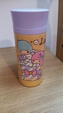 Vintage 1976 Little Twin Stars Thermos Lets Eat Popcorn Sanrio picture