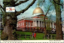 The State House From Boston Common MA Vintage Postcard TPQ30 picture