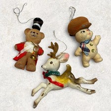 Vintage Bundle Retro MCM Christmas Ornaments picture