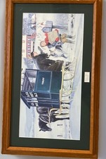 Vintage Signed Maurice Lewis limited Edition Historical Postal Scenery Americana picture
