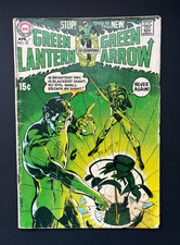 GREEN LANTERN #76 1st GREEN ARROW IN TITLE KEY CLASSIC NEAL ADAMS DC 1970 BRONZE picture