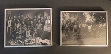 1903 Menominee Nation Wisconsin Indian Photo Pair- Oshkosh Celebration 7.8 x 10 picture
