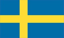 5in x 3in Sweden Flag Bumper Sticker Decal Window Stickers Car Decals picture