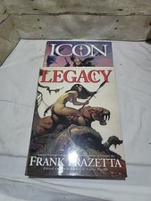 Frank Frazetta Legacy & Icon 1999 Hardcover Books Near Mint Condition  picture