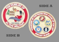 Military Families Bridget Blehm Five Branches Challenge Coin  1#27 picture