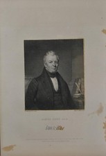 Antique Art American Legal Scholar James Kent Original 1834 Engraving History picture