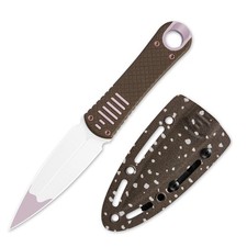 Kizer Hidden Agenda Fixed Knife AEB-L Blade G10 & Aluminum Handle+ Sheath 1083A4 picture