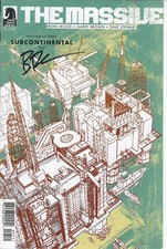 THE MASSIVE  7 NM Signed Brian Wood of DMZ DARK HORSE BAGGED BOARDED 2012 picture