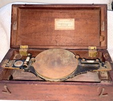 W & L.E Gurley Antique American Surveyor’s Vernier Compass Kit picture