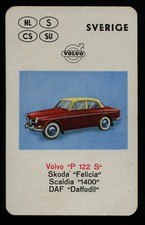 Volvo P 122 S Kwartet card/Quartet card/Spielkarte Trading Card picture