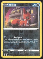 Nickit Reverse Holo Common Shining Fates 047/072 NM kirisAki picture