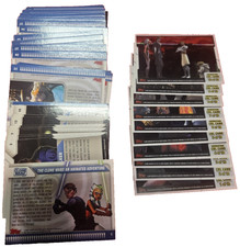 2008 Topps Star Wars: The Clone Wars Checklist Highlights 1–90 set Cel C1-C10 picture