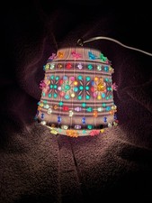 Vintage 1970’s Lawn ware Hanging Patio Lamp Very Nice 7-1/2” Tall picture