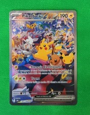Pokemon Card-Night Pikachu ex 150/128-SIR- 30th Celebration-ITA-MINT picture