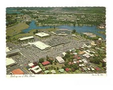 Bird's eye view of Hilo Hawaii vintage postcard unposted picture