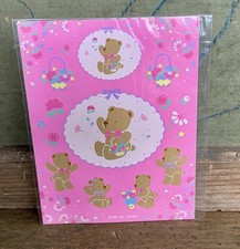 Vintage ‘86 ‘92 NOS Sanrio Artbloom Tweedle Dee Dee Bear Sticker Sheet Rare picture