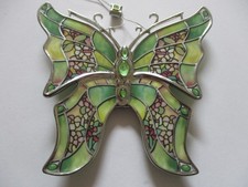 Heirloom Porcelain Bradford Edition 2002 Silken Wings Butterfly Ornament picture