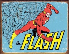 Desperate Enterprises The Flash - Retro Tin Sign - Nostalgic Vintage Metal Wall picture