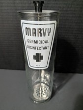 Vintage Marvy No.3 Germicidal Disinfectant  Glass  Jar picture