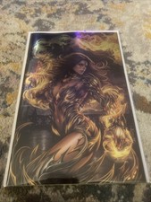 Witchblade Vampirella #1 David Dias Foil Virgin Variant picture