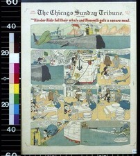 Photo:Chicago IL The Kin-der-Kids 1906 Sunday Comic Strip Whale Piemouth picture