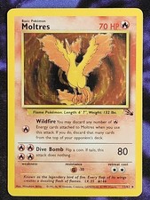 Pokemon Moltres Holo 12/62 (HP) Unlimited Fossil FO picture