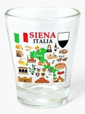 SIENA ITALY GREAT ITALIAN CITIES COLLECTION SHOT GLASS SHOTGLASS picture