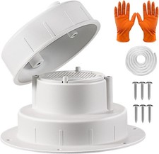 Aluminum RV Plumbing Vent Cap Kit Roof Sewer Vent Cover with Screen for Camper picture