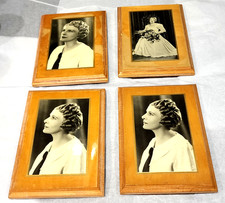 Vintage Aimee Semple McPherson Photo Plaque Lot 4pc Sister Angelus Temple LA picture