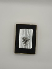 2002 Arrowhead Brushed Chrome Zippo Lighter New In Box Unfired Sealed picture