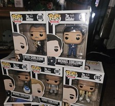 Funko Pop The Godfather Fredo Sonny Vito Michael Corleone 389 390 391 392  Set 5 picture