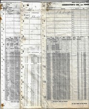 UNION PACIFIC R.R.  FREIGHT TRAIN CONSISTS (28 TRAINS) 73 PAGES, ALL 1977 picture
