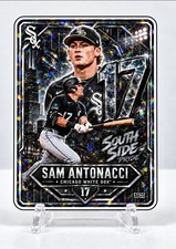 Sam Antonacci Chicago White Sox Custom Art Card Cracked Ice Holo #17 picture