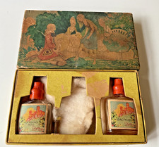 RARE C. 1910 COLGATE THE GLASS SLIPPER MINIATURE PERFUMES BOX & 2 BOTTLES picture