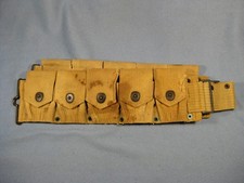 Antique Mills 10 Pocket Ammo Belt Dated 1919 picture