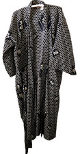 Vintage Juguemm Japanese Cotton Yukata Robe Demon Slayer Pattern Made In Japan picture