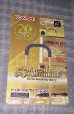 KONAMI e-AMUSEMENT PASS Dance Dance Revolution 20th Anniversary DDR Arcade Card picture