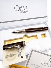 OMAS Arco Brown Grand Paragon ( 15 cm long)  Roller Chrome Trim Num 18 of 98 NEW picture