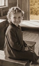Dolly Parton Cute Childhood School Days 8x10 Photo picture