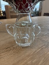Vintage Heisey Wide Flat Panel (Stem #353) Open sugar Bowl picture