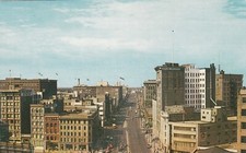 Portage Avenue Looking West from Main Street Winnipeg Canada Vintage Postcard picture