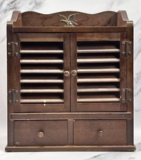Vintage Audition 906 Americana Spice Chest AM Radio Cabinet Works Japan picture