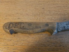Vintage 1920s Dold Packing Co DPC Omaha Meat Packing Knife, Buffalo NY History picture