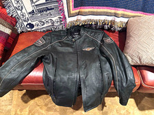 Harley Davidson 110th Anniversary Leather Riding Jacket 97145-13VM Men's XL picture